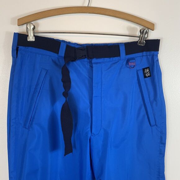 SKYR Gore Tex Men's Medium Blue Snow Ski Board Pants Adjustable Lightweight - Picture 2 of 13